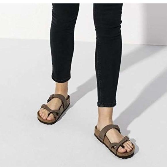 BIRKENSTOCK MEN'S FLIP FLOP SANDALS, MOCHA, 9 - Picture 6 of 6